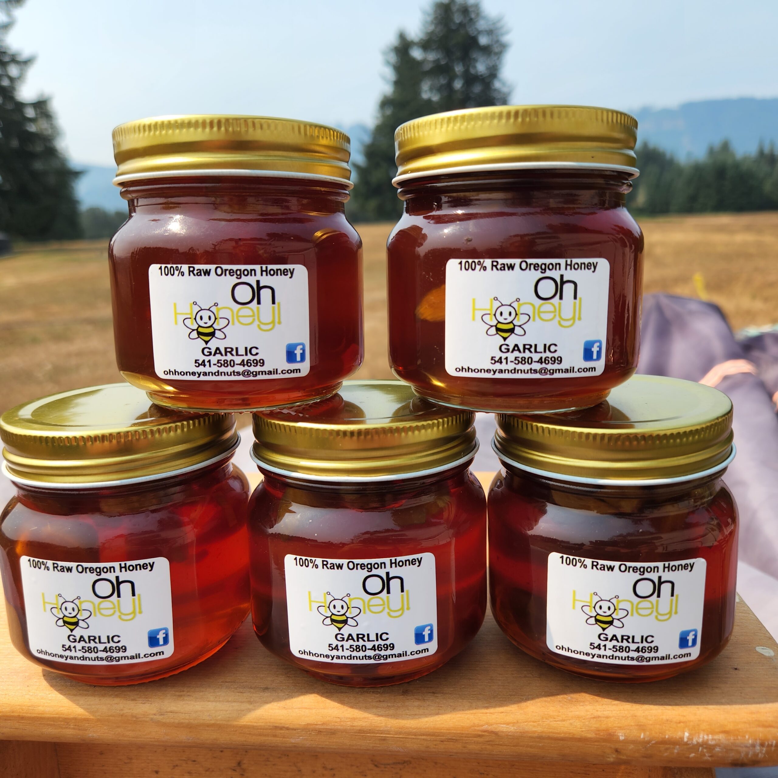 Garlic Honey – 12oz Infused with Whole Garlic - Image 2
