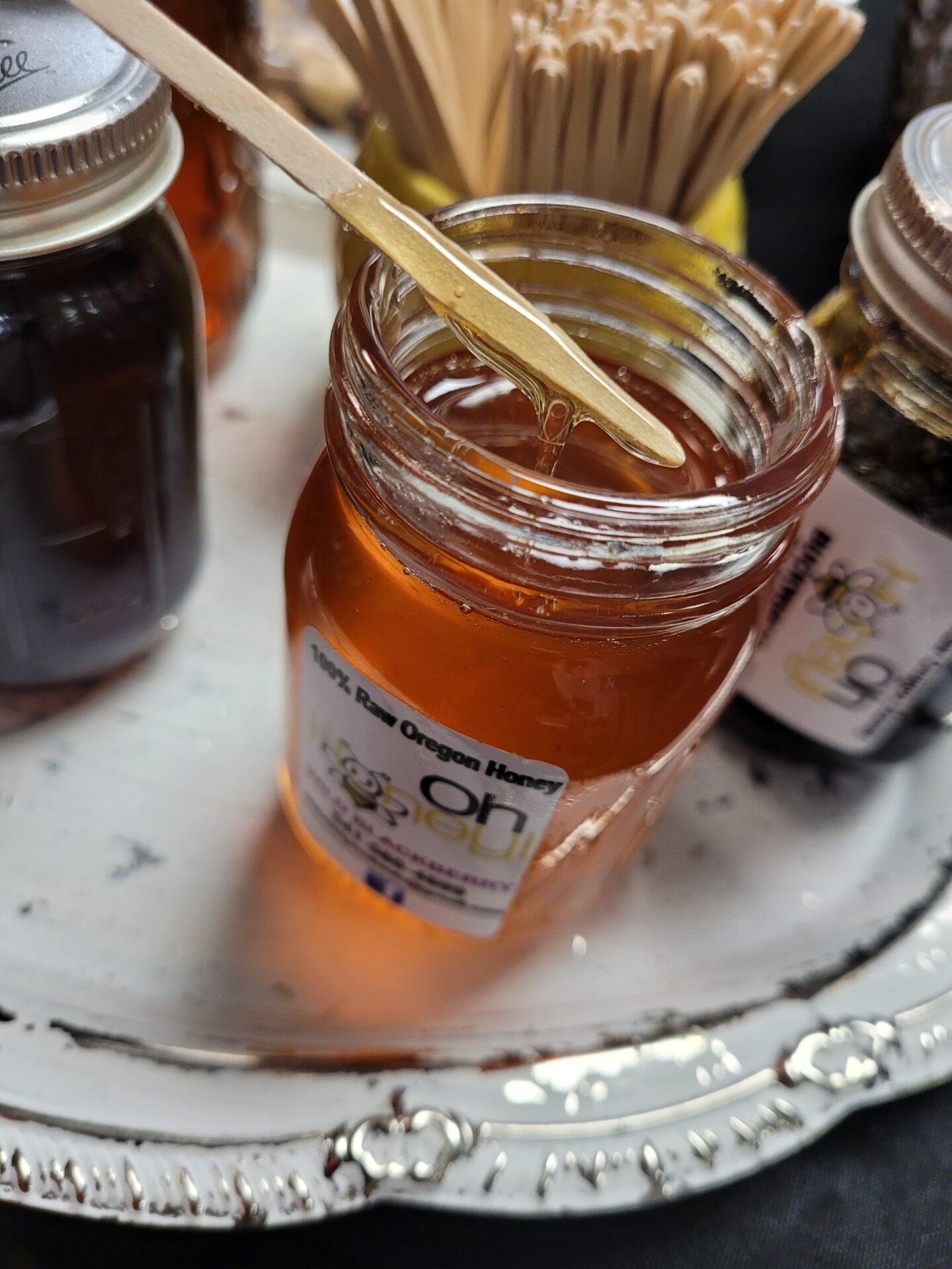 Garlic Honey – 12oz Infused with Whole Garlic - Image 3